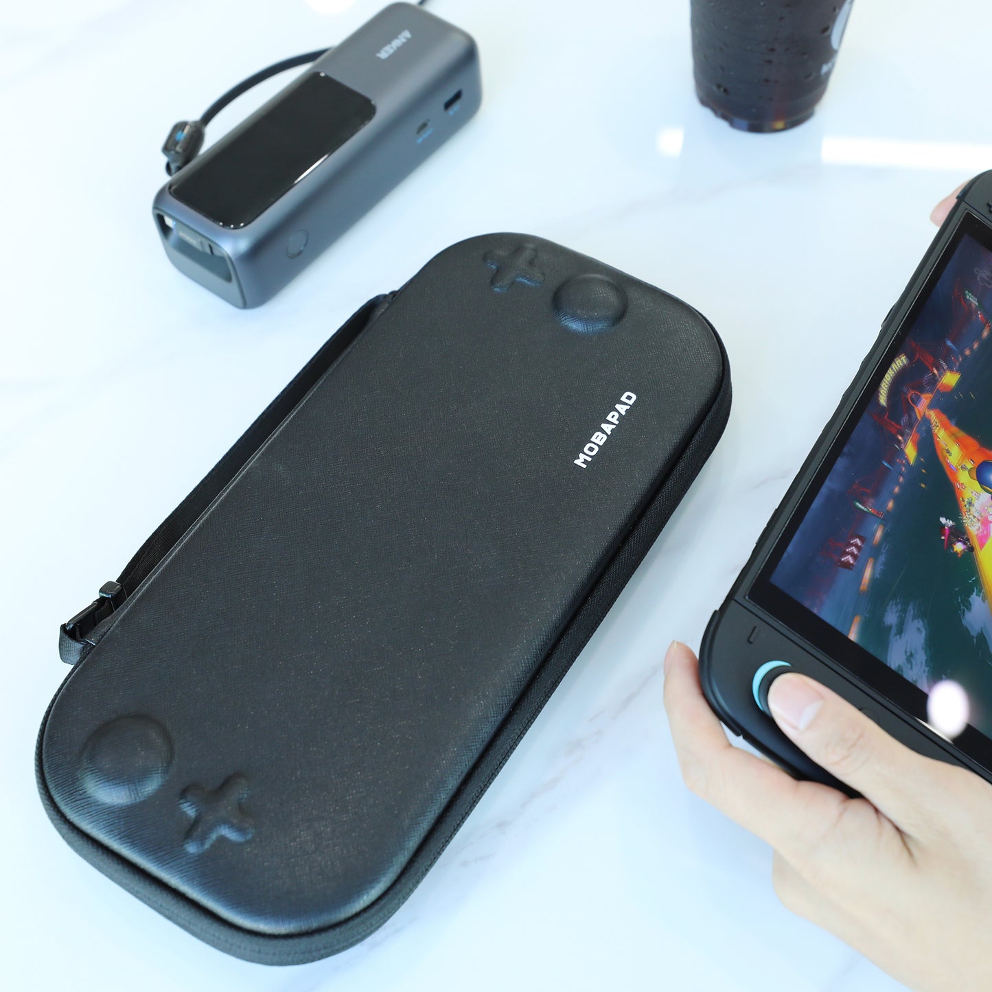 Mobapad P1 Carrying Case for Nintendo Switch 2-Ultra-Slim, Shockproof, Joystick-Safe with Premium YKK Zippers
