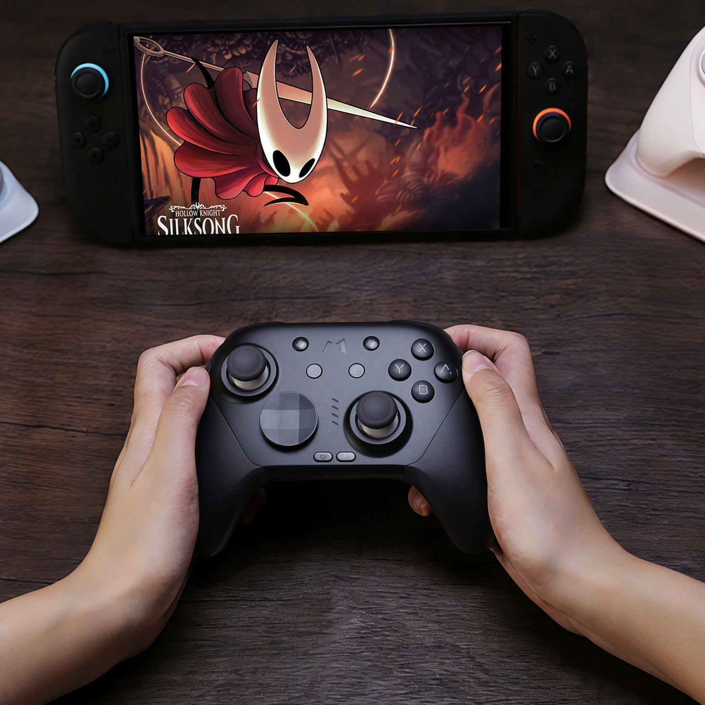 Paquete de mando y base de carga Mobapad Chitu 2 para Switch (versión mate)