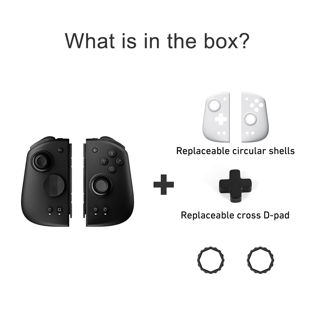 Mobapad M6 HD Joycons Switch Controller White