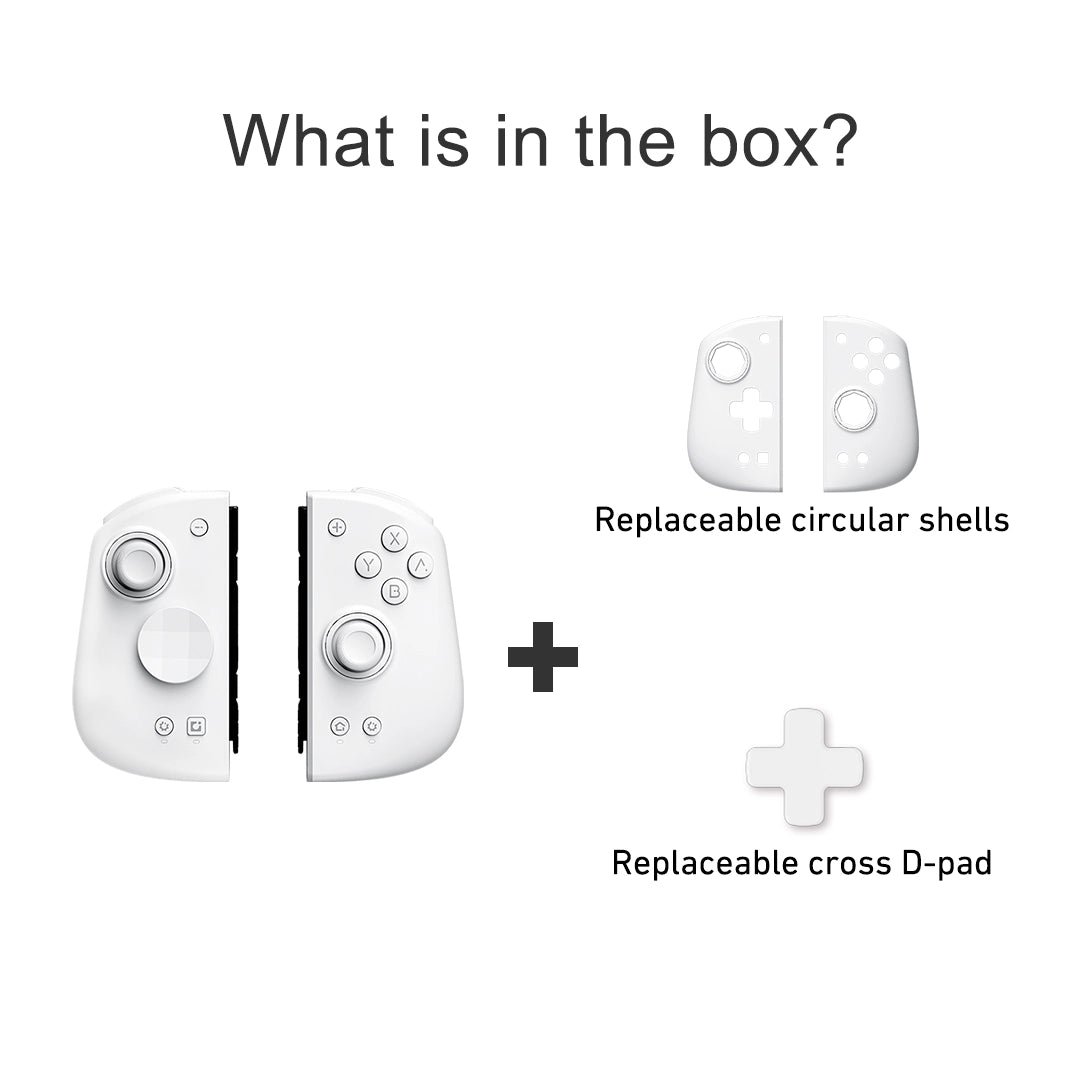 Mobapad M6 HD Joycons Switch Controller White
