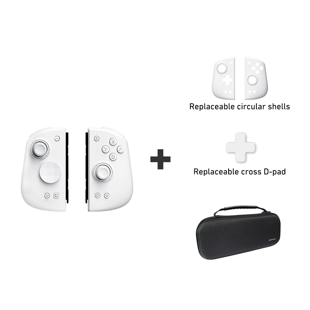Mobapad M6 HD Joycons Switch Controller White