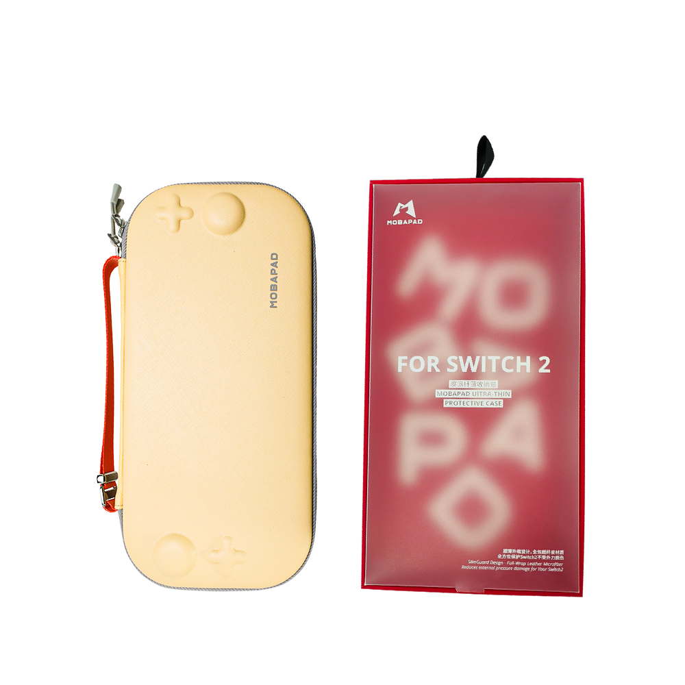 Mobapad P1 Carrying Case for Nintendo Switch 2-Ultra-Slim, Shockproof, Joystick-Safe with Premium YKK Zippers