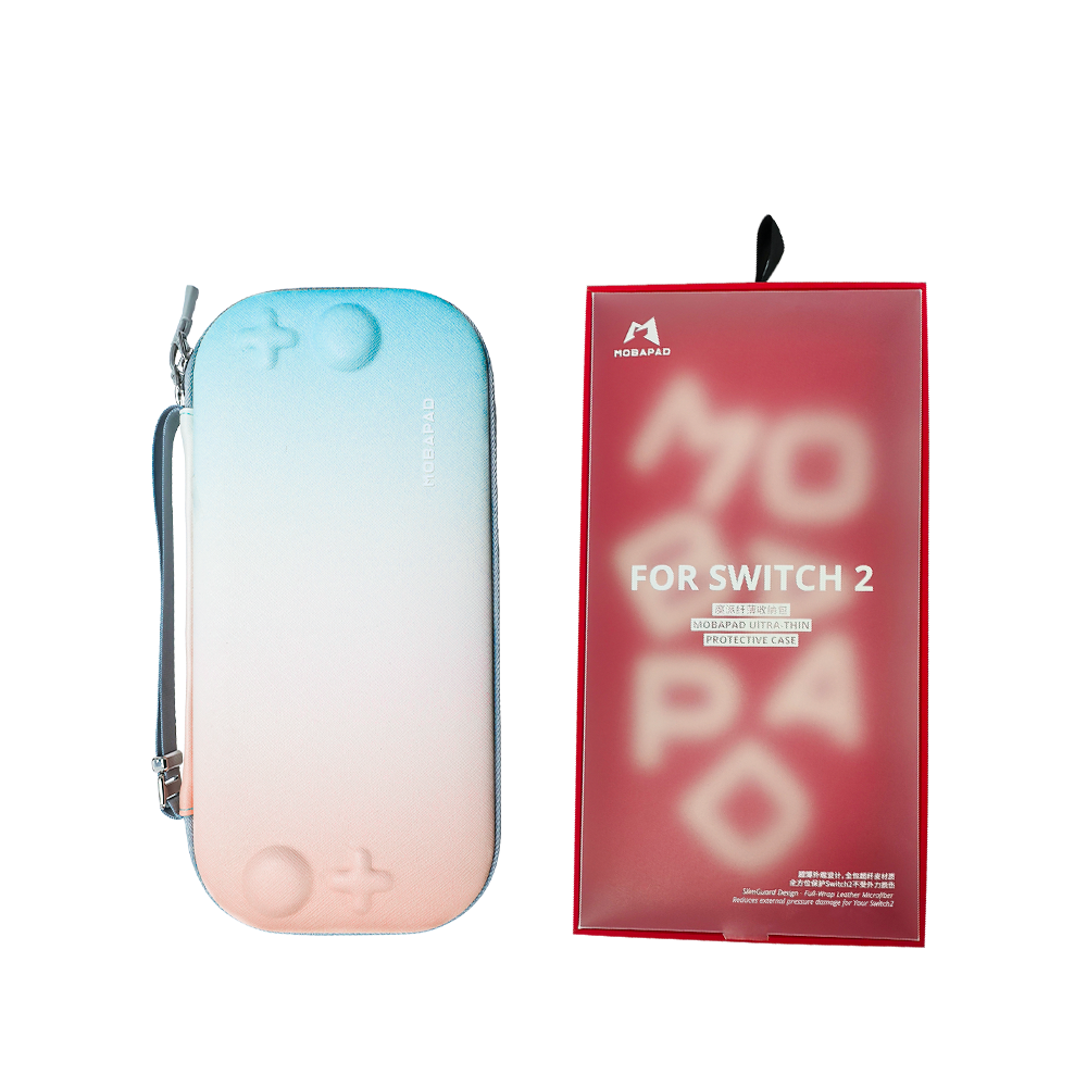 Mobapad P1 Carrying Case for Nintendo Switch 2-Ultra-Slim, Shockproof, Joystick-Safe with Premium YKK Zippers